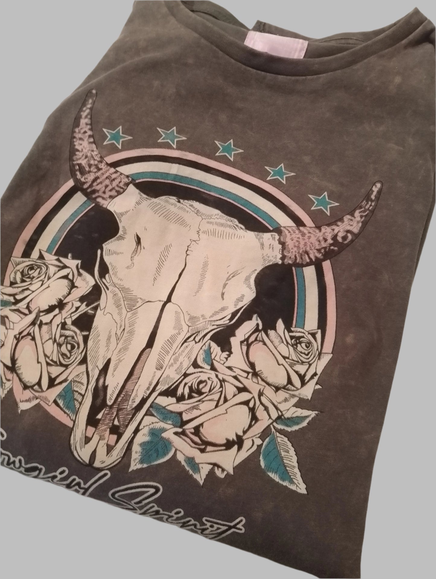 Signature Cowgirl t-shirt dress blue