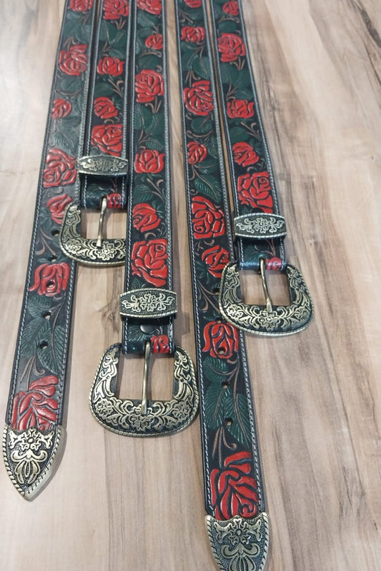 Belt Red Rose