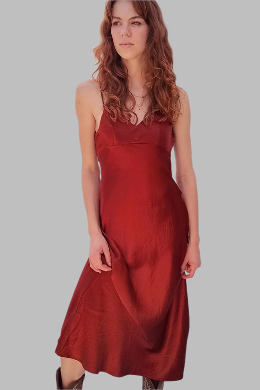 Cleo Dress Rust