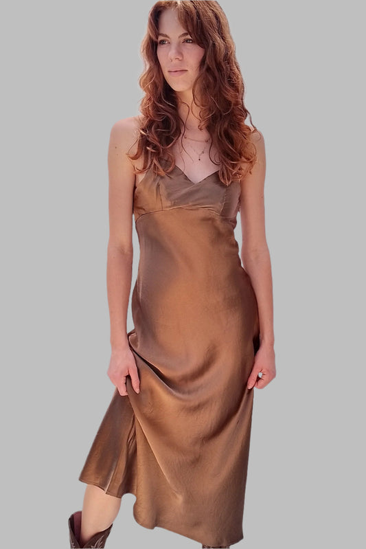 Cleo Dress Bronze