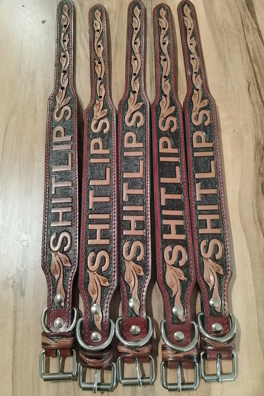 Dog collar shit lips