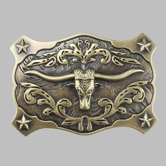 Buckle Bull head gold