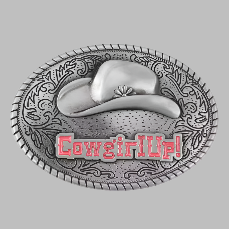 Buckle Cowgirl Up