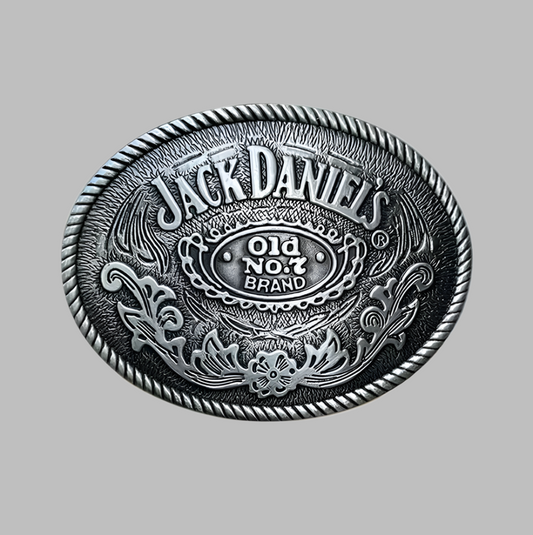 Buckle jack daniels oval