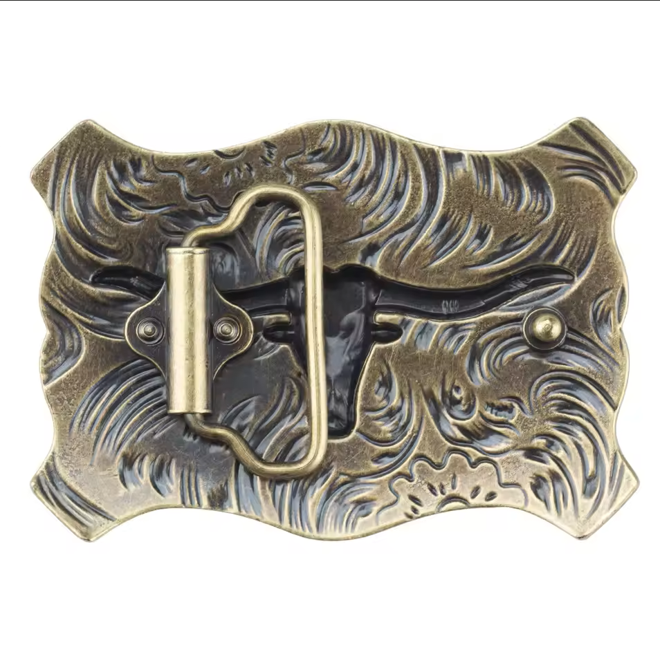 Buckle Bull head gold