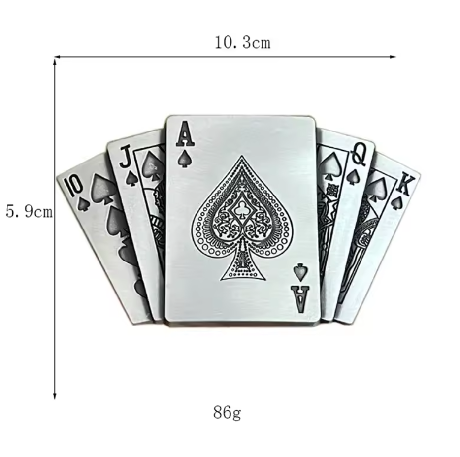 Buckle playing cards