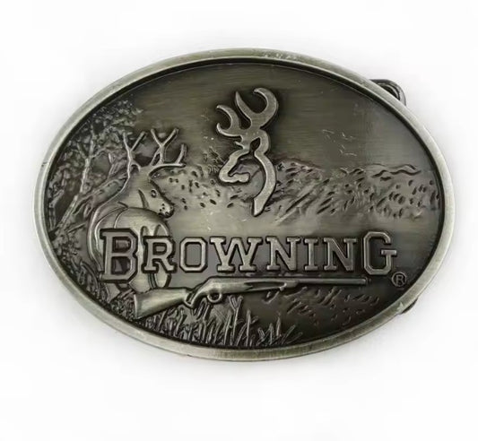 Buckle Browning oval