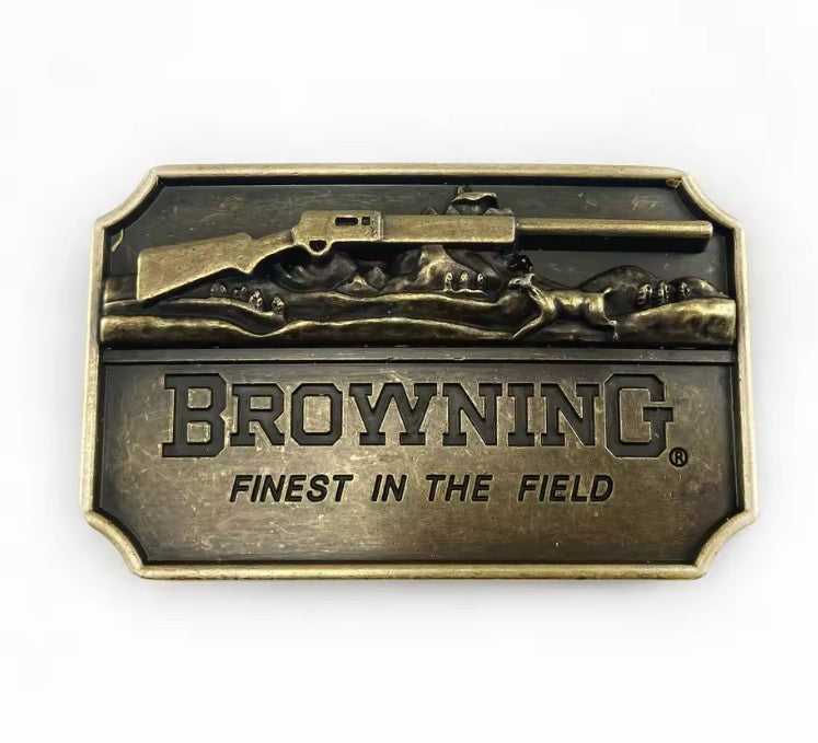 Buckle Browning brass colour