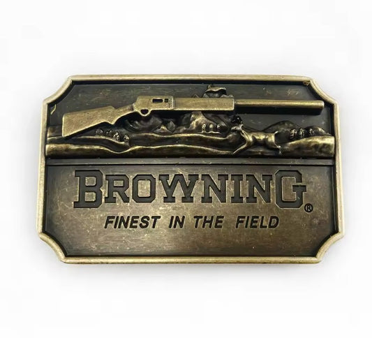 Buckle Browning brass colour