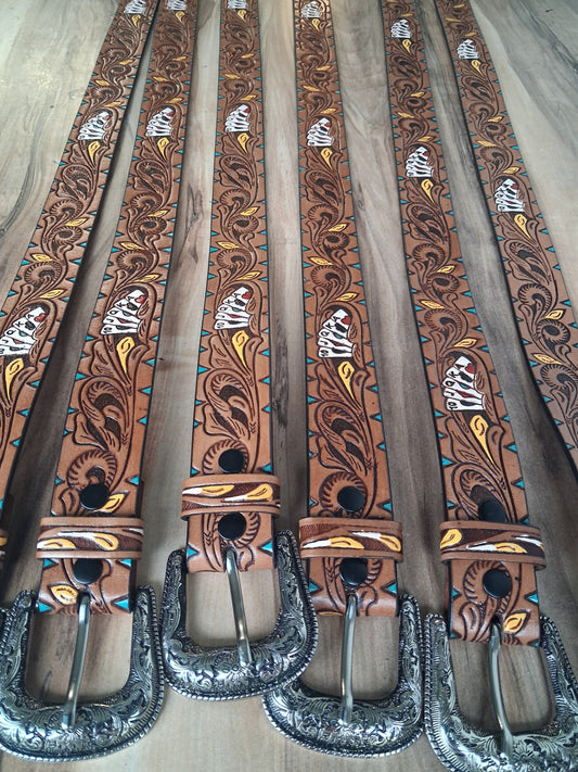 Deck of cards and scroll
