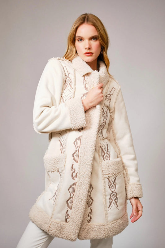 Adeline sherpa 3/4 jkt