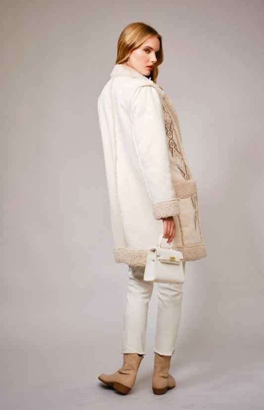 Adeline sherpa 3/4 jkt