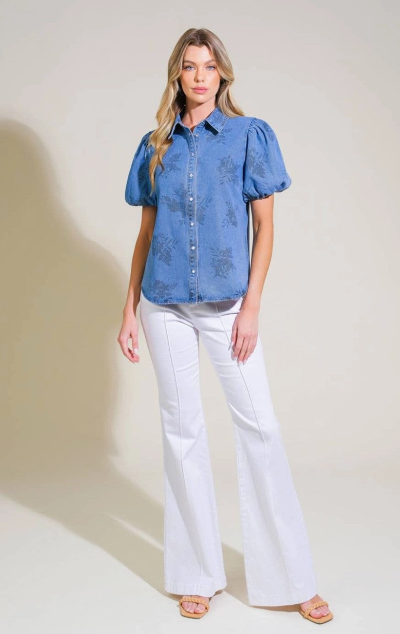 Bella denim top
